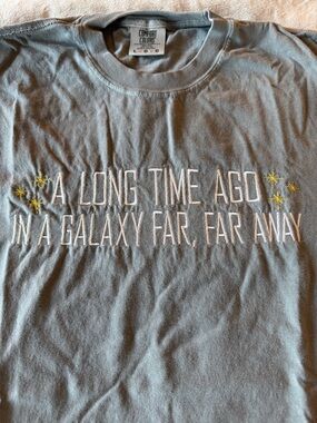 Disney Star Wars Embroidered TShirt - Sz Large